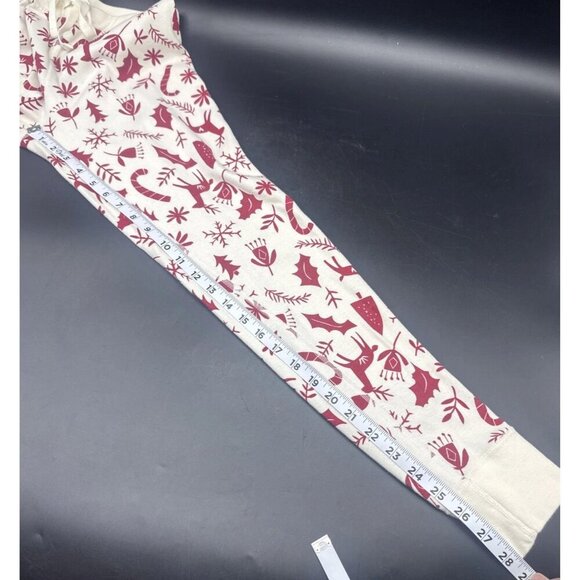 Hanna Andersson Organic Scandi Cane Long John Christmas Pajama Pants Adult Sz S - Picture 10 of 10